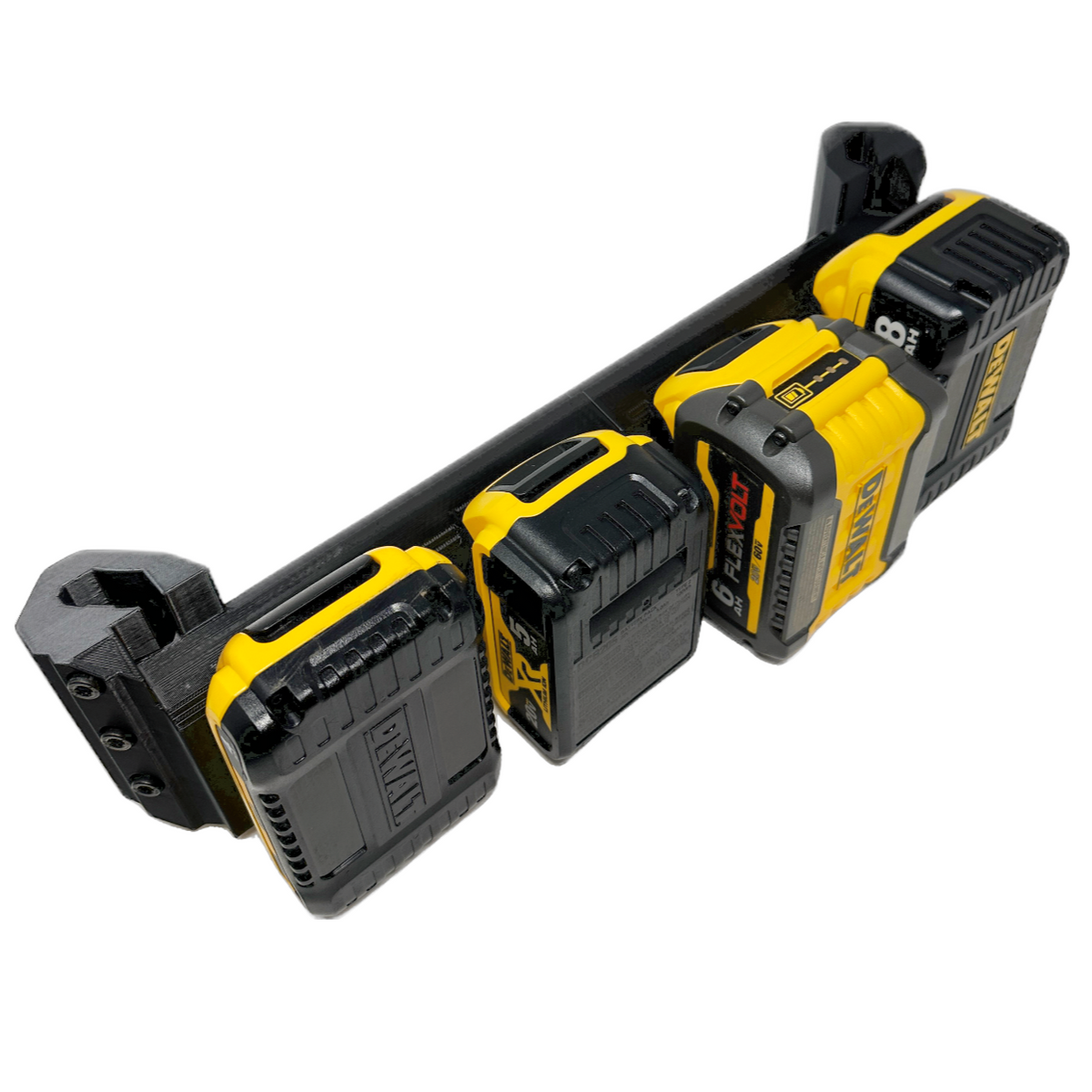 Rail Mount DeWalt Battery Holder