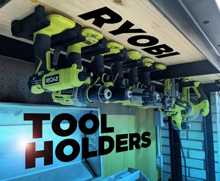 Tool Holder for Ryobi 18v Tools
