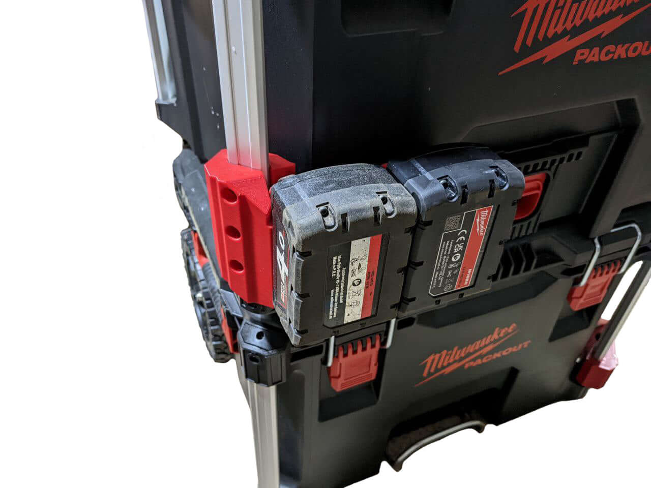thumbnail image 2 of Milwaukee M18 Battery Slot Tool Holder Mount - 3D Printed In USA, Body Only 2 of 5