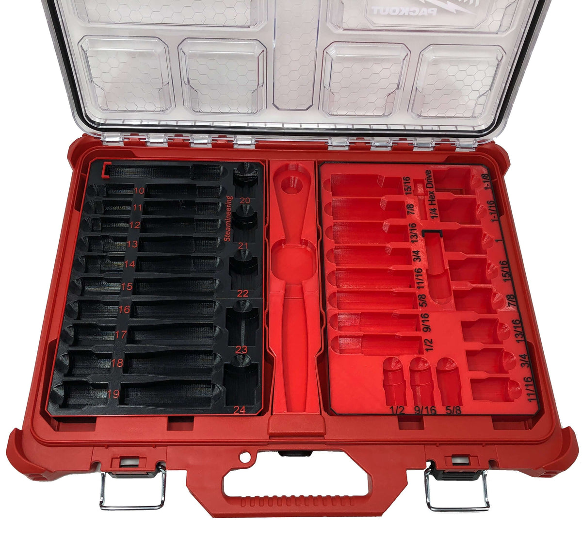 1/2&quot; Ratchet and Socket Tray