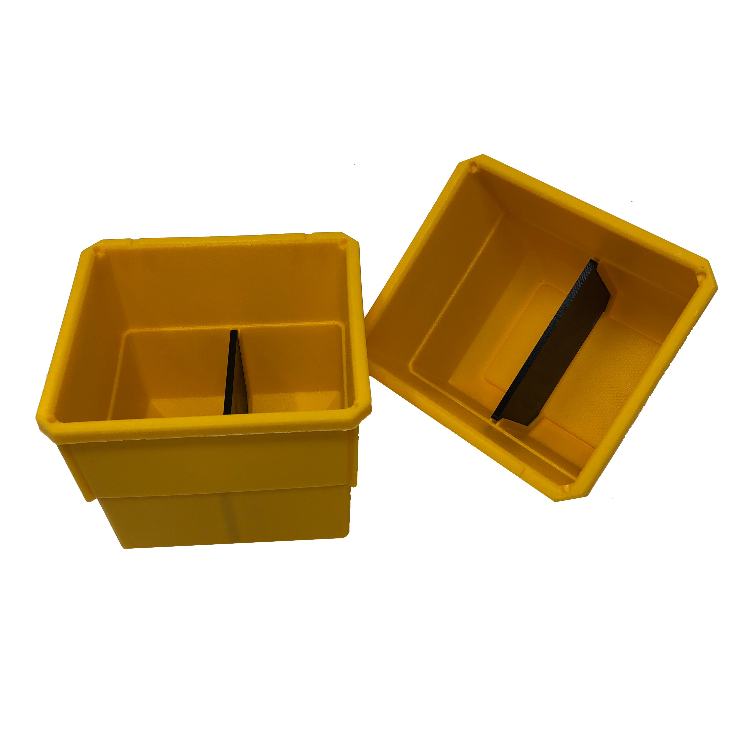 Stock Plastic Bins with Dividers