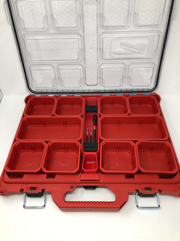 Low-Profile Middle Bit Bins for Milwaukee Tool