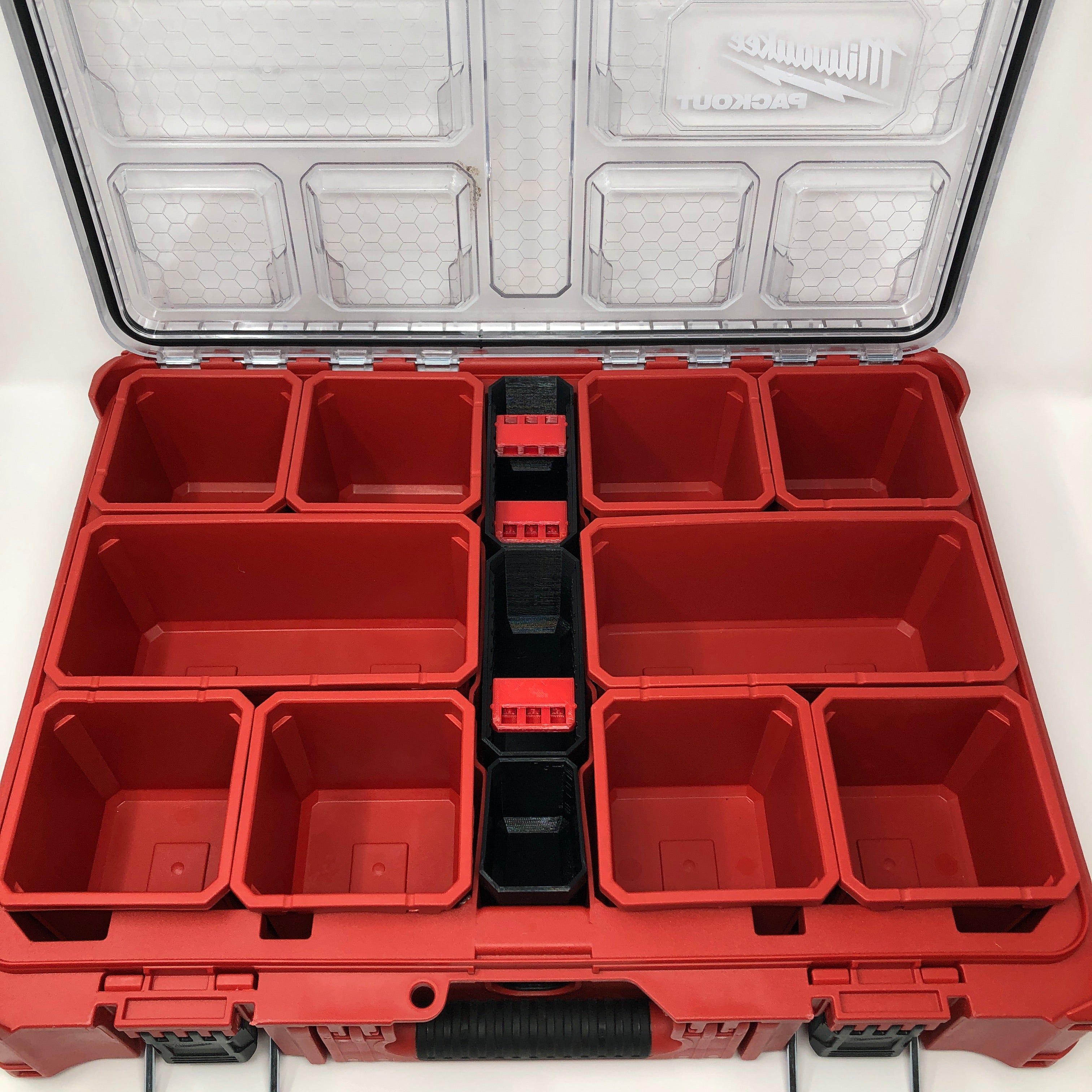 Full-Height Middle Bit Bins for Milwaukee Tool