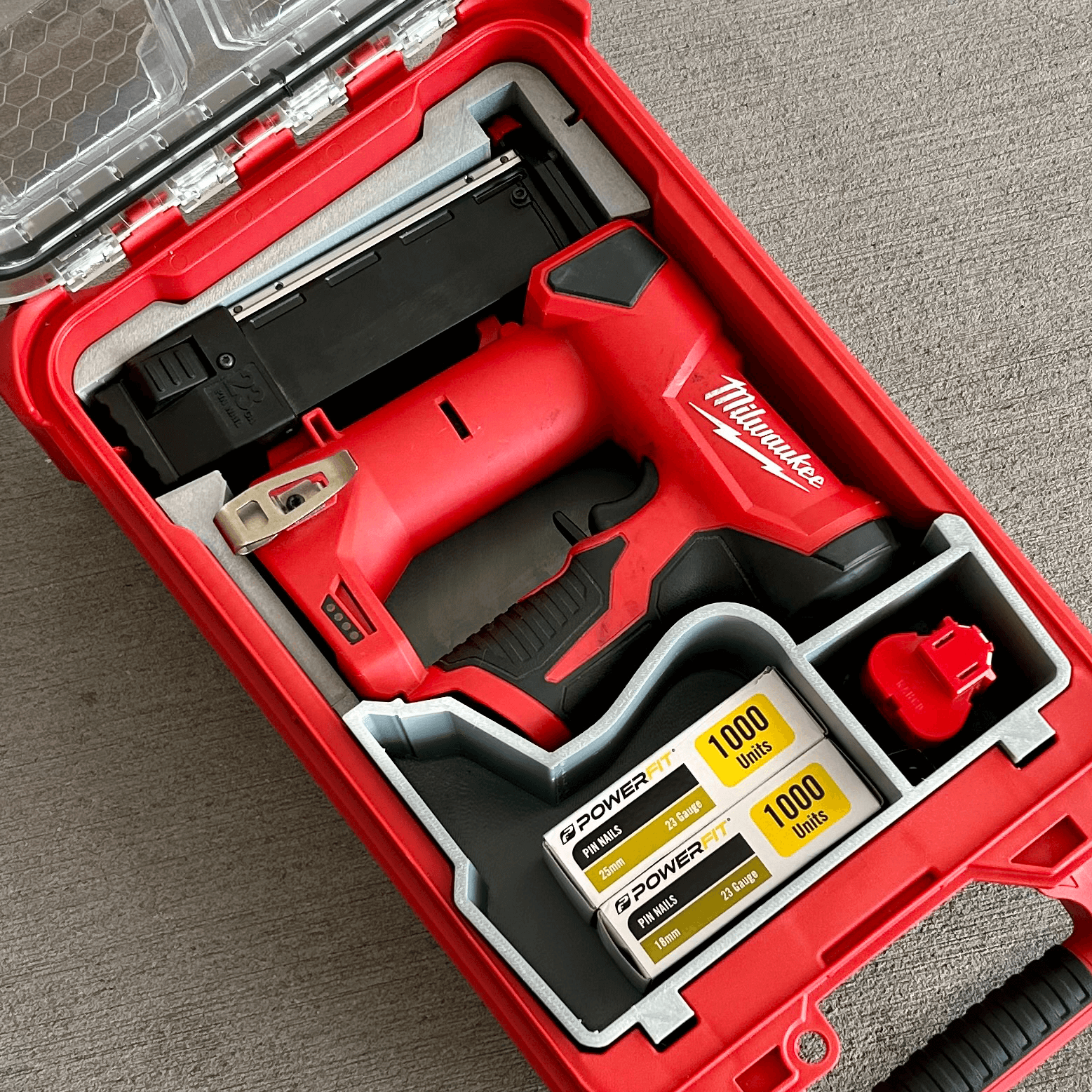 Milwaukee pin nailer m12 sale