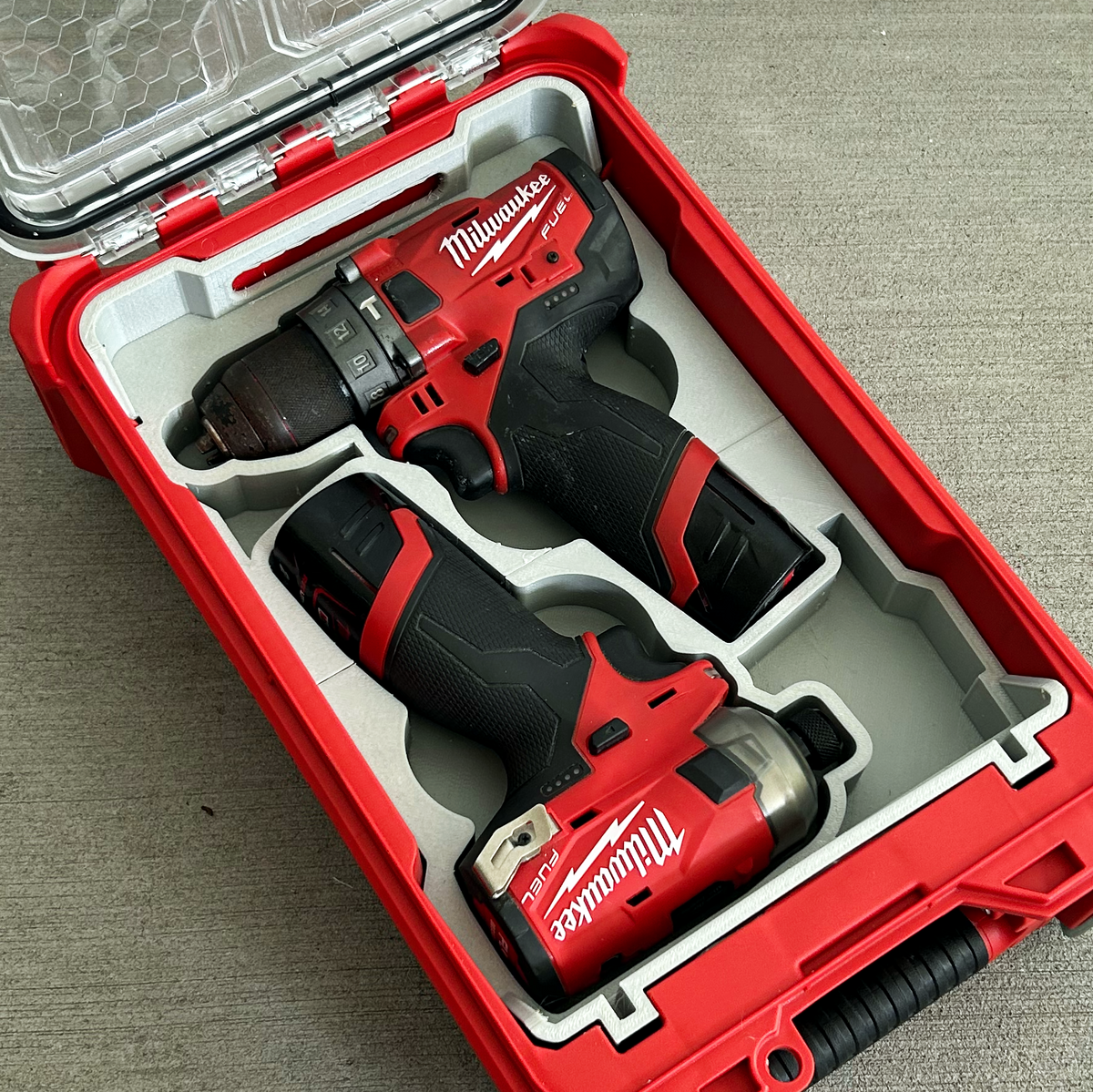 Packout Insert for M12 Drill Gen 2 and Impact Surge Driver